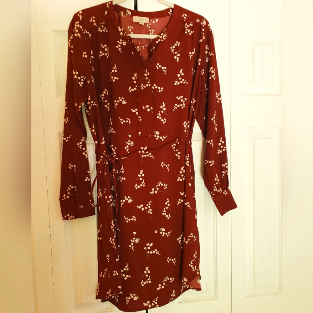 LOFT Outlet Floral Dress